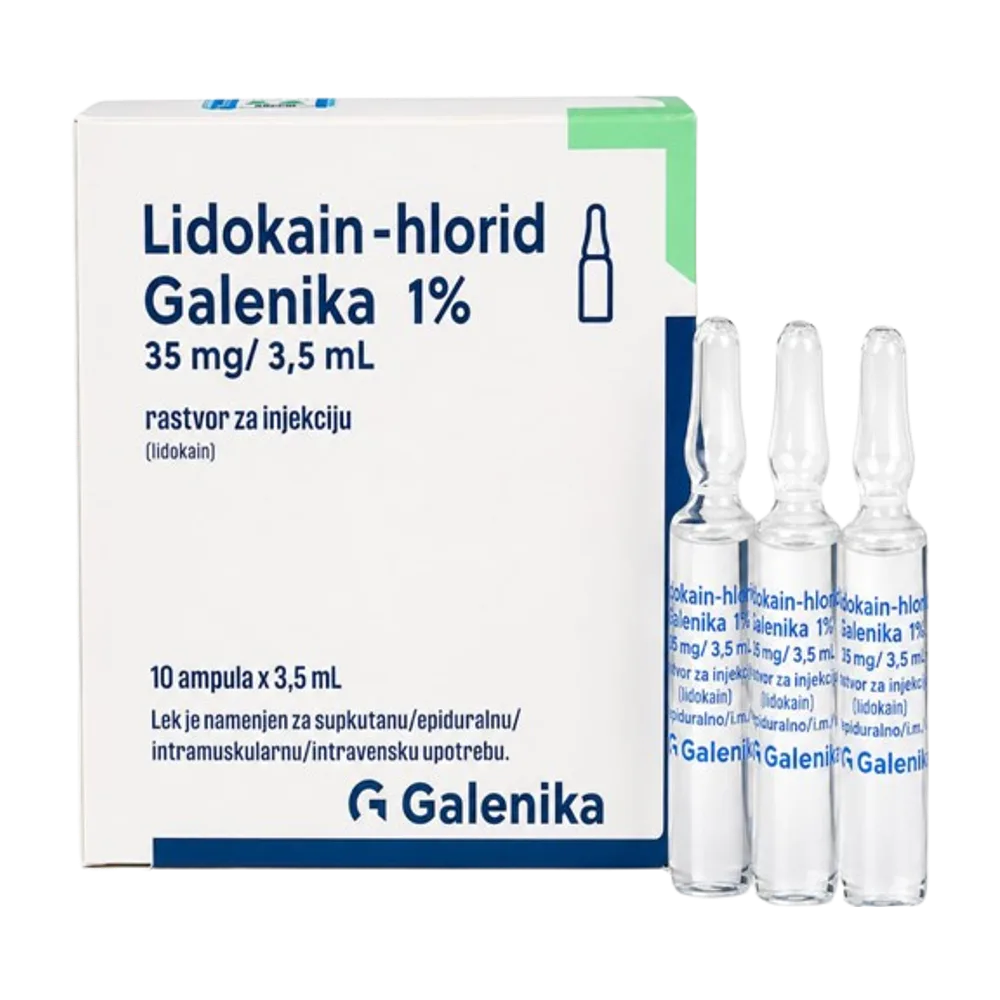 Lidokain-Hlorid 1% 35 mg/3.5 ml